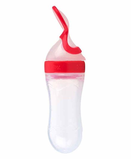 Nuby Squeeze Feeder Pink - 90 ml