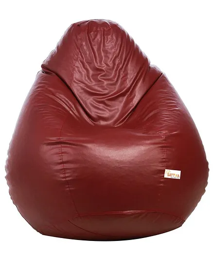 Sattva Classic Bean Bag Cover Without Beans XXL - Maroon