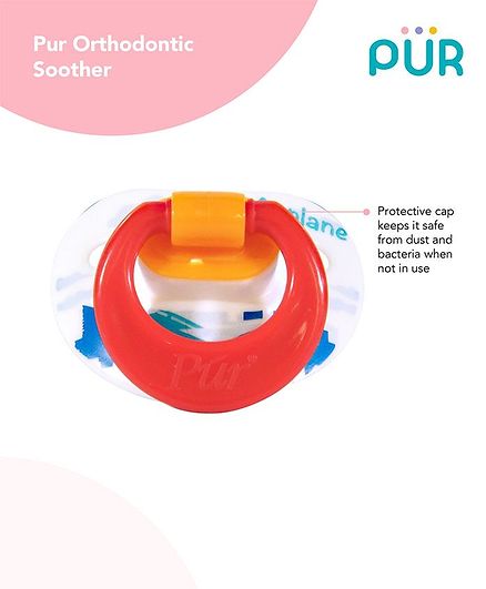 Pur Orthodontic Soother - White