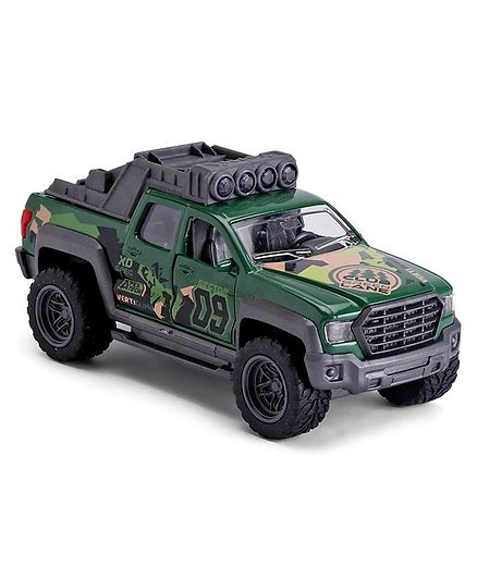 Simba Pull Back Action Pick Up Car - Green