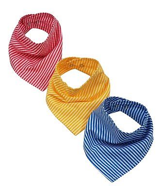 Wobbly Walk Bandana Style Printed Bibs Pack of 3 - Multicolour