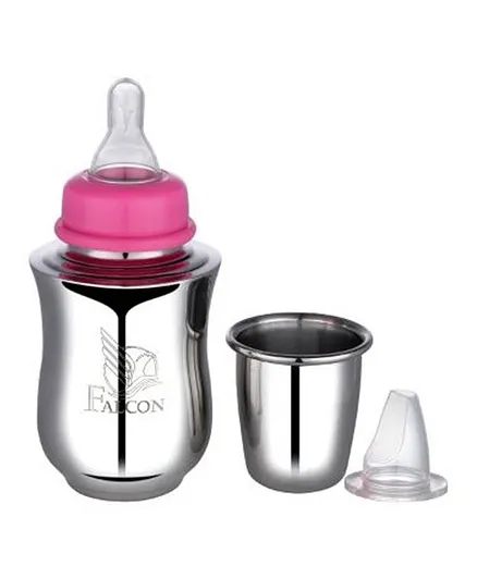 Falcon Moms Choice Steel Bottle Pink - 175 ml