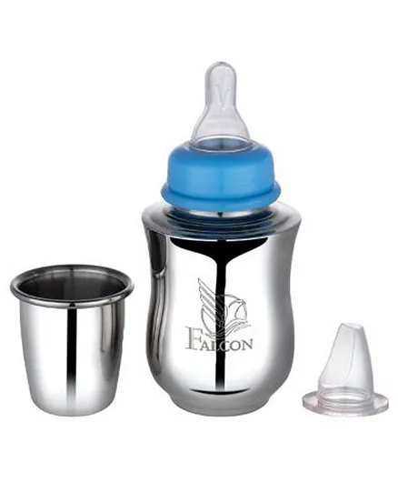 Falcon Moms Choice Steel Bottle Blue - 175 ml