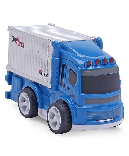 IndiaBuy Friction Powered Container Toy Truck - Blue