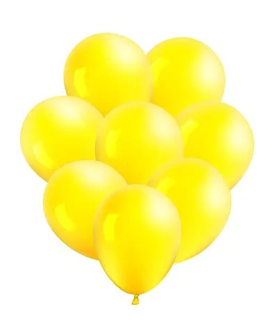Toy Jumble Solid Colour Balloons for Decorations And Parties Yellow - Pack of 1