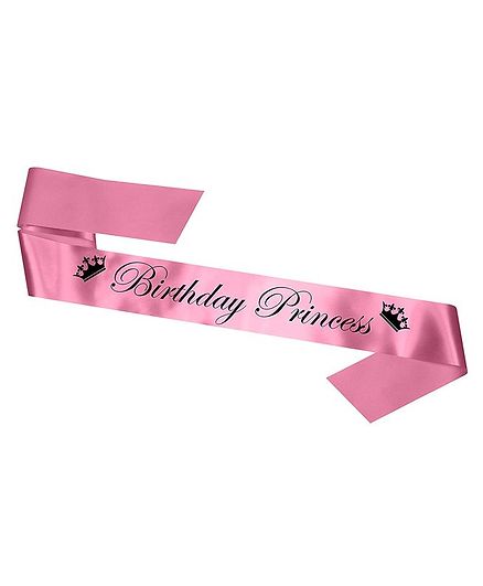 Skylofts Birthday Princess Sash - Pink