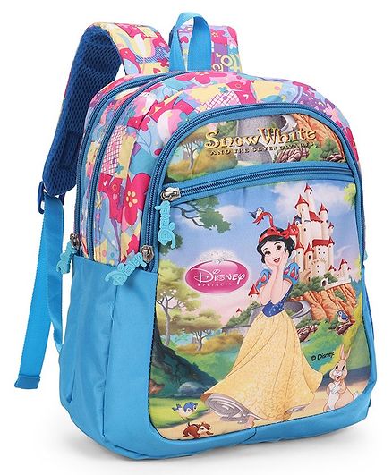 Disney Snow White School Bag Blue - Height 16 Inches