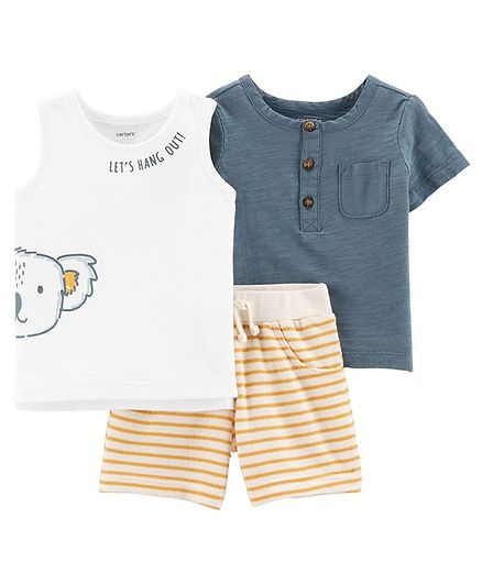Carter's 3-Piece Koala Little Short Set - MultiCOLOR