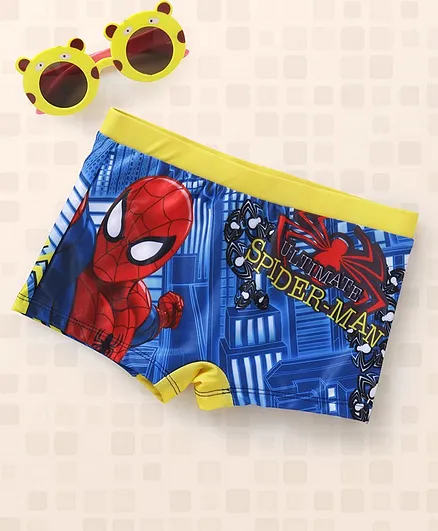 Marvel Spider Man Swimming Trunks - Blue