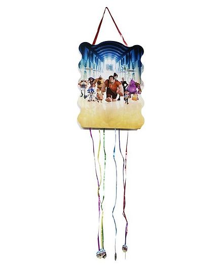 Funcart Cartoon Themed Pull String Pinata khoi bag - Mutlicolor