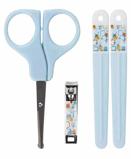 Nuby Nail Care Set of 3 - Light Blue