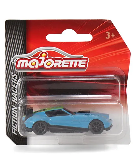 Majorette Friction Racers Free Wheel Toy Car - Blue
