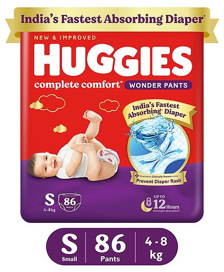 Huggies Wonder Pants Small Pant Style Diapers - 86 Pieces