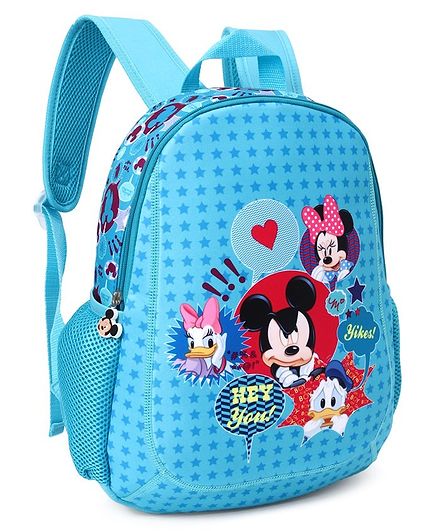 Disney Mickey Mouse & Friends School Bag Blue - 12 Inches