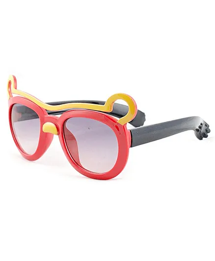 Kidofash Ears Theme Sunglasses - Red