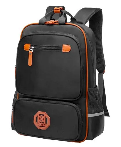 Vismintrend School Bag Black - Height 18 inches