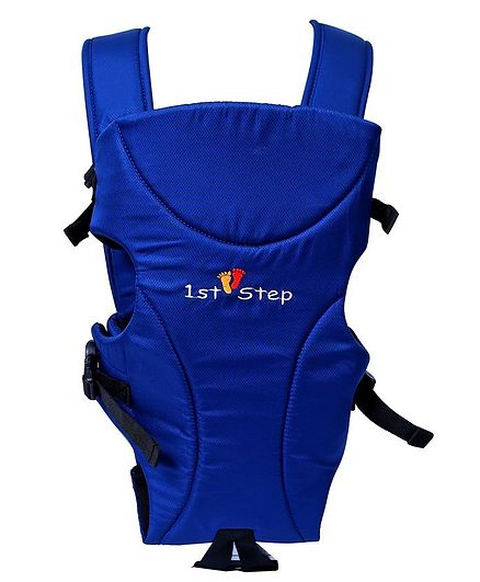 1st Step Adjustable 3 Way Baby Carrier With Comfortable Grip And Breathable Fabric - Blue