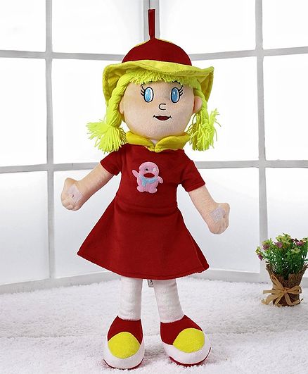Benny & Bunny Candy Doll Maroon - Height 54 cm (Applique Design May Vary)