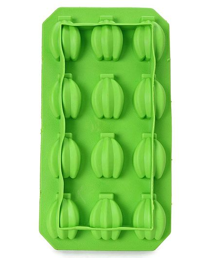 Ice Cube Tray Bananna Shape - Green