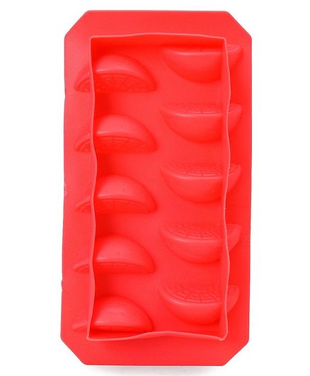 Orange Shape Ice Cube Tray - Pink