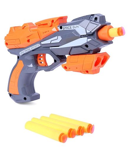 Soft Bullet Gun With Darts - Orange