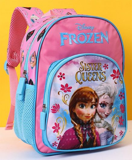 Disney Frozen Sisters School Bag Pink - 12 Inches