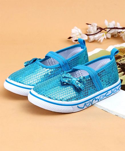 Cute Walk by Babyhug Casual Shoes Sequin Detailing - Blue