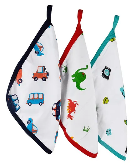 Wonder Wee 100% Cotton Mulmul Baby Wash Cloths Set