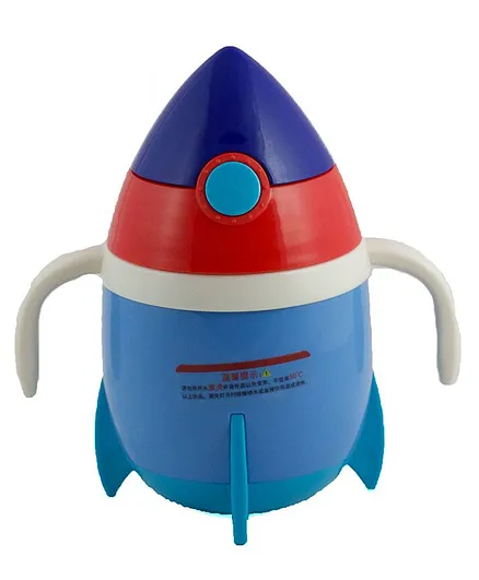 Kidofash Rocket Stainless Steel Sipper Water Bottle - Blue