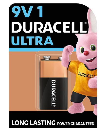Duracell Ultra Alkaline 9 V Batteries - Pack Of 1