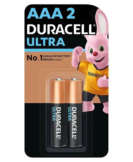 Duracell Ultra Alkaline AAA Batteries - Pack Of 2
