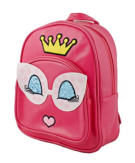 Kidofash Eye Patch Backpack - Dark Pink