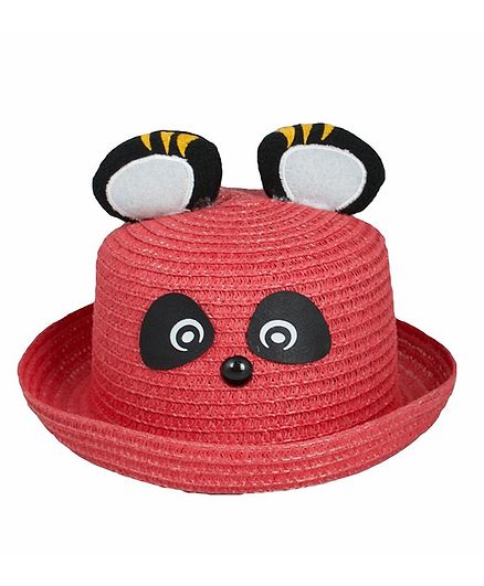 Kidofash Panda Design Hat - Red