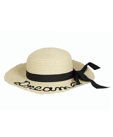 Kidofash Dream Embroidered Hat - Cream