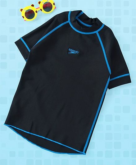 Speedo Half Sleeves Swim Vest - Black
