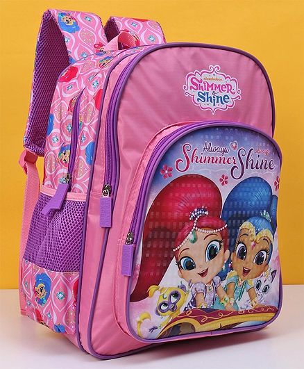 Shimmer & Shine School Bag Pink - 16 Inches