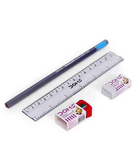 Doms My First Kit Stationery Set Multicolor - 4 Pieces