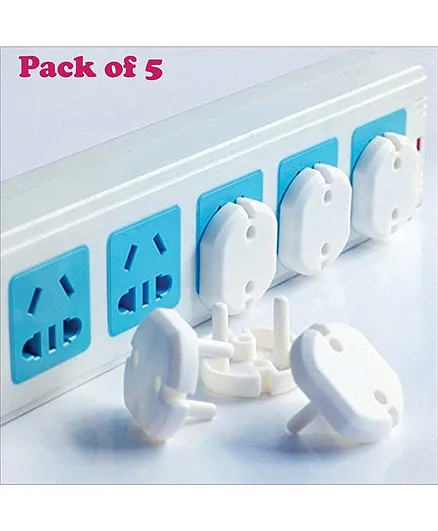 Syga Electrical Socket Cover White - Pack of 5