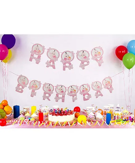 Skylofts Birthday Banner - Pink