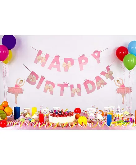 Skylofts Birthday Banner - Pink