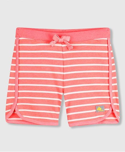 Cherry Crumble By Nitt Hyman Striped Shorts - Pink