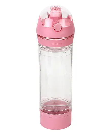 Passion Petals Water Bottle With Flip Open Cap Pink - 500 ml