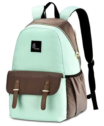 R for Rabbit Diaper Bag Caramello Elite Mother Bags for Moms - Grey Green