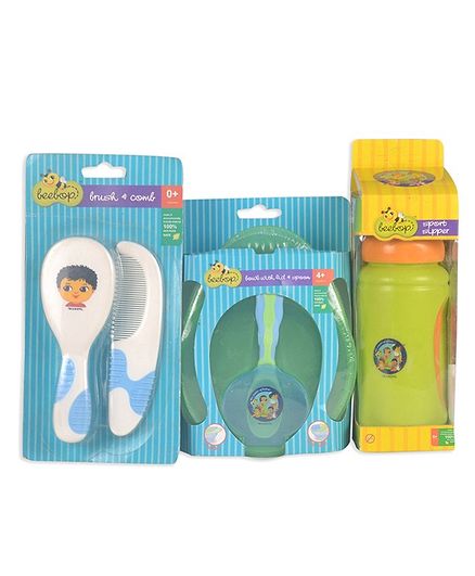 Beebop Baby Essentials Combo Set - Blue