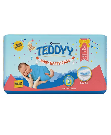 Teddyy Nappy Pads - 20 Pieces