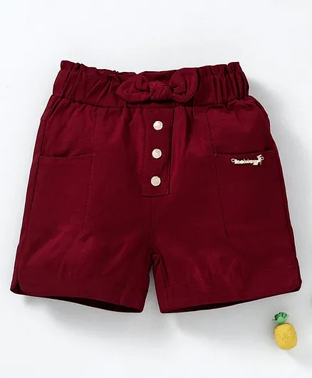 TBB Elasticated Waist Shorts - Red