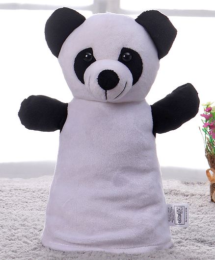 Benny & Bunny Panda Hand Puppet White Black - 28 cm