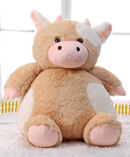 Benny & Bunny Cow Plum Series Soft Toy Light Brown - Height 33 cm