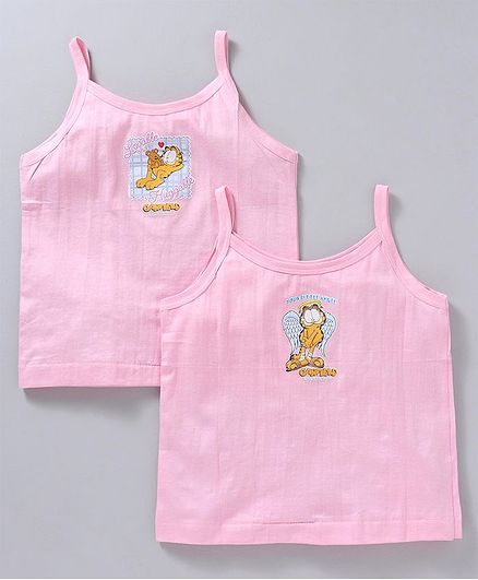 Mustang Cartoon Print Slip Pack of 2 - Light Pink