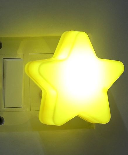 LED Night Lamp Star Shape - Yellow